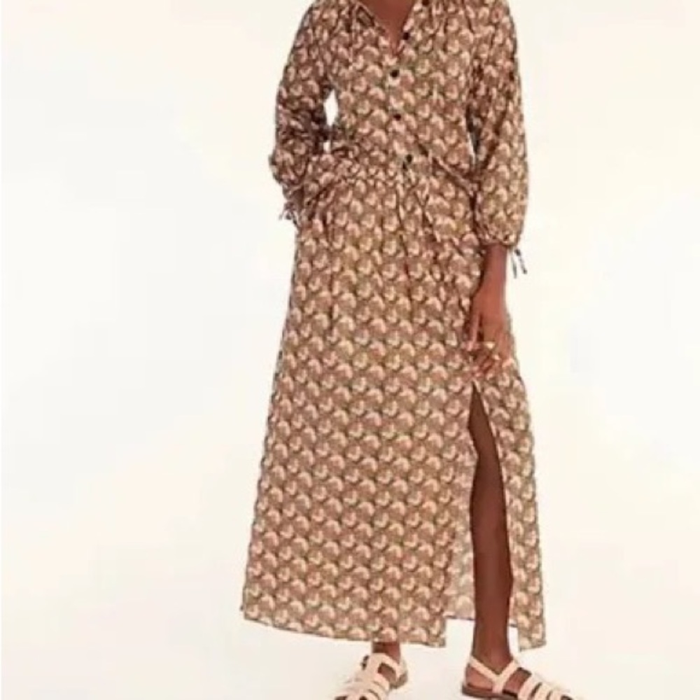 J. Crew Collection Maxi Skirt with Ratti Floral Design